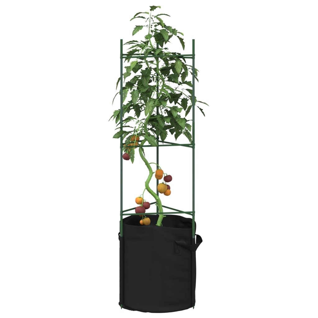 Klatki pomidorowe vidaxl z torbą roślinną 6 St 116 cm stal i polipropen