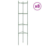 Vidaxl Tomato Cage 8 ST 154 cm de acero y polipropeno