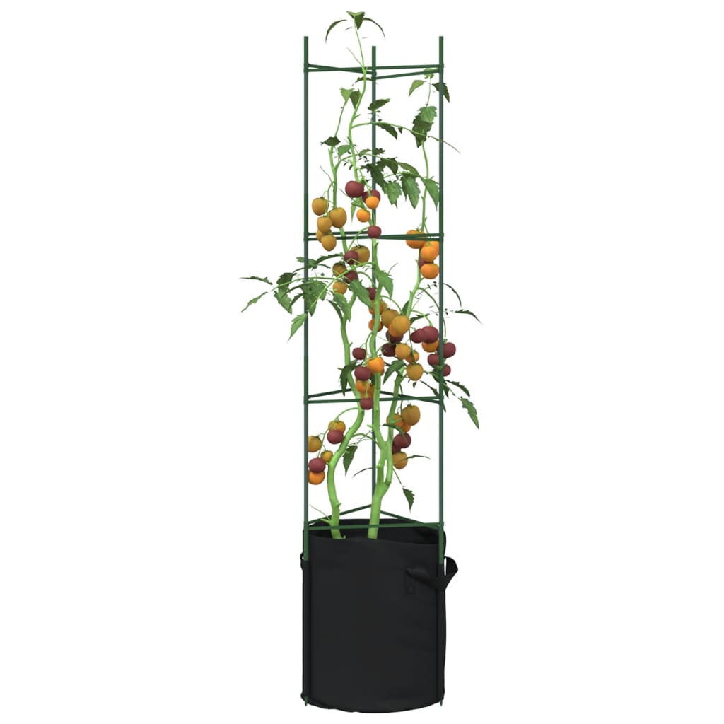 Klatki pomidorów vidaxl z torbą roślinną 84 cm stal i polipropen