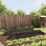 Vidaxl Grow Tunnels 2 st de acero y polietileno negro