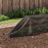 Vidaxl Grow Tunnels 2 st de acero y polietileno negro