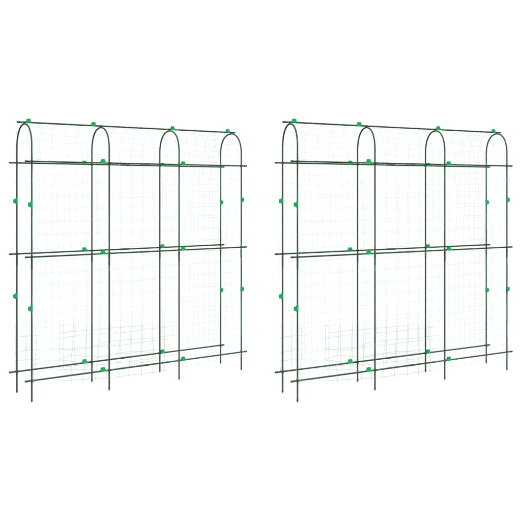 Vidaxl Plant climbing racks 2 pc u-frame steel