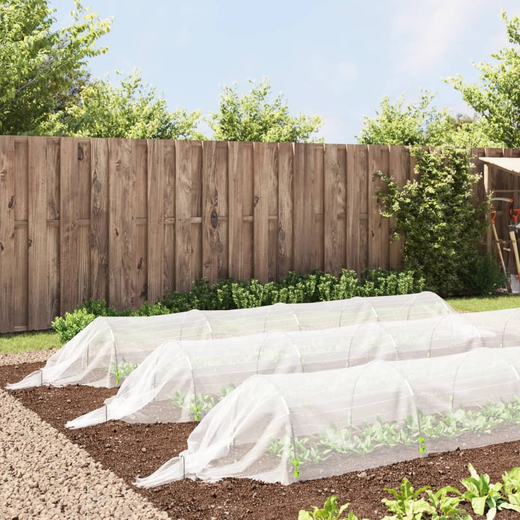 Vidaxl grow tunnels 3 st 1.5x5 m fiber optic and polypropene