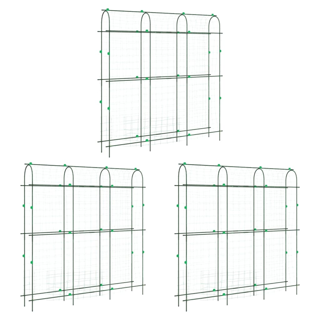 VidaXL Plant climbing racks 3 pc u-frame steel