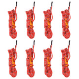 Vidaxl tentscheerlijnen met spanners 8 st reflecterend 4 m 4 mm