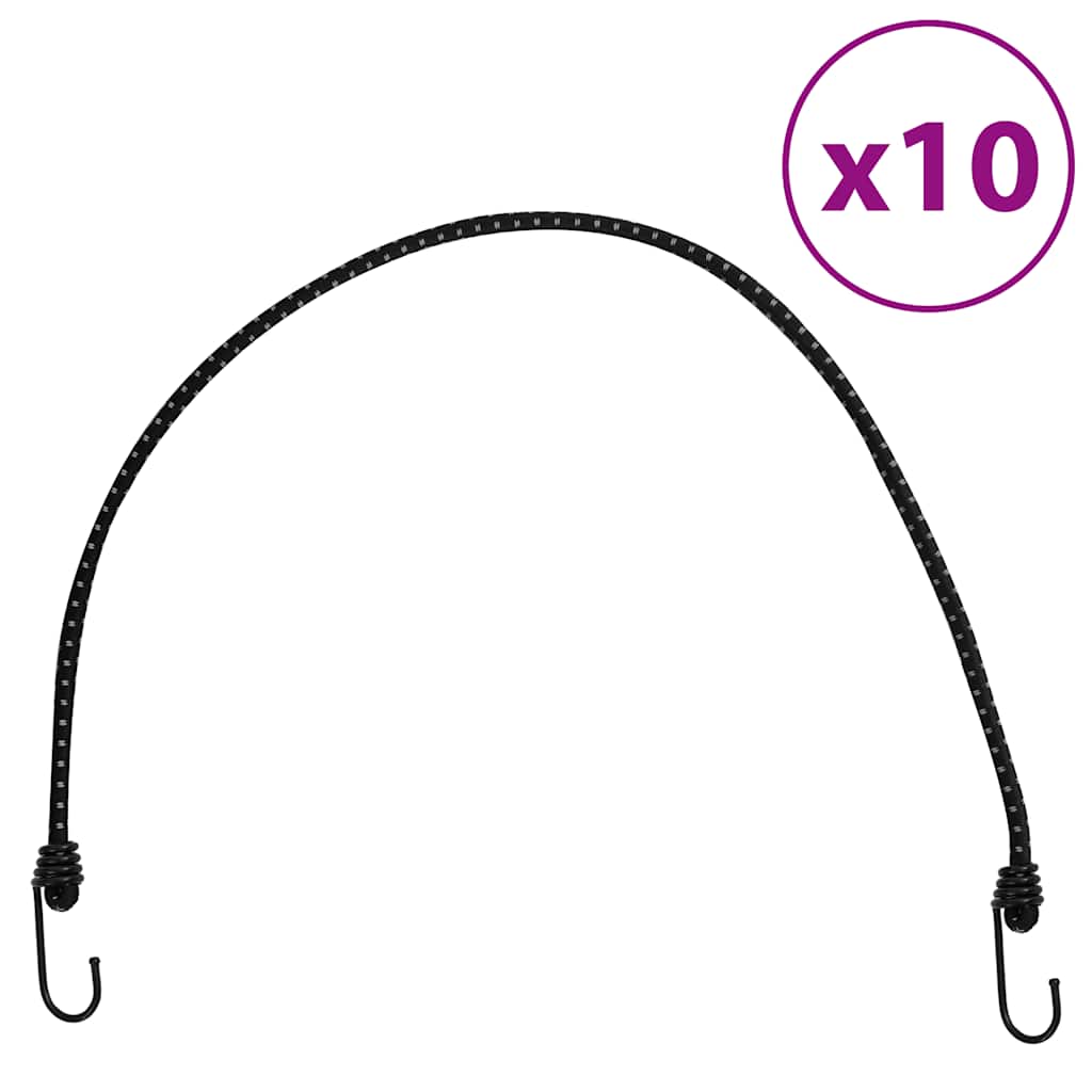 Vidaxl Spanelastics with reflective strips and hooks 10 st 88 cm