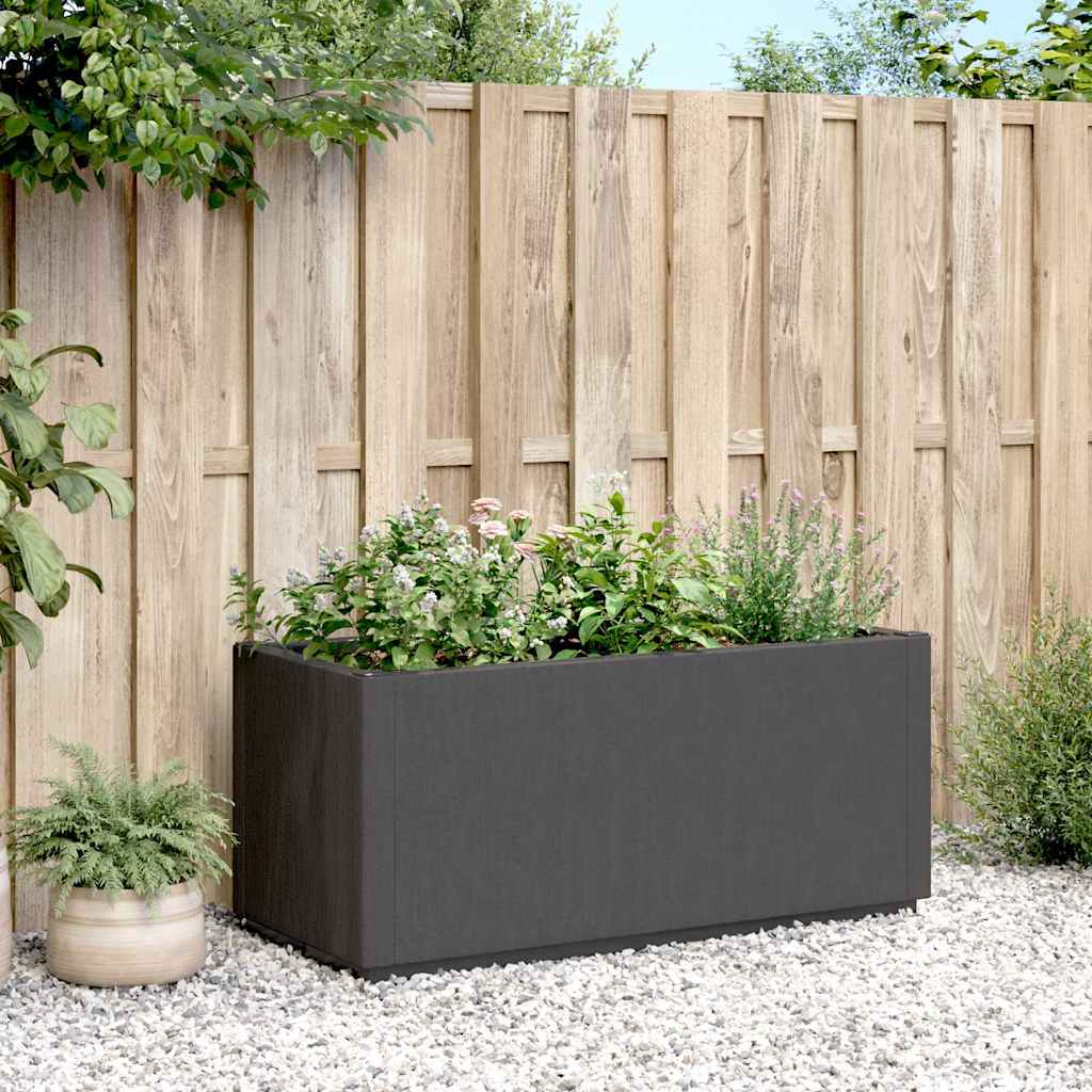 Vidaxx jardinière 80x36x35 cm polypropylène gris foncé