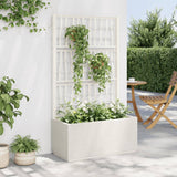 Vidaxl Planning box with slat 80x36x140 cm Polypropene white