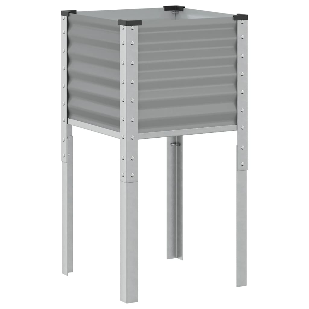 Vidaxl Planning box 45x45x88 cm steel gray