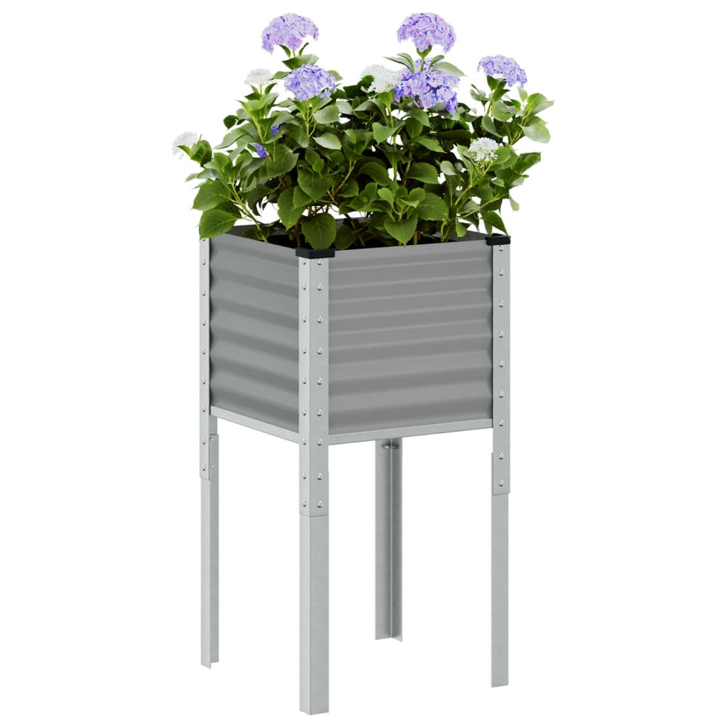 Vidaxl Planning box 45x45x88 cm steel gray
