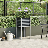 Vidaxl Planungskëscht 45x45x88 cm Stahl anthracit -cored