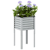 Vidaxl Planungsbox 45x45x88 cm galvaniséiert Stol