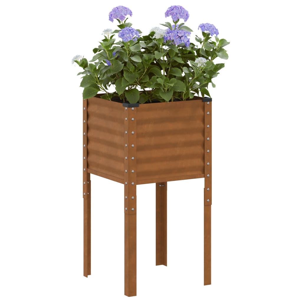 Vidaxl Planning Box 45x45x88 cm povětrnostní ocel