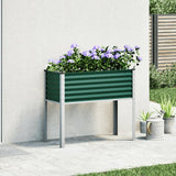 Vidaxl Planung Këscht 100x41x90 cm Stahl gréng