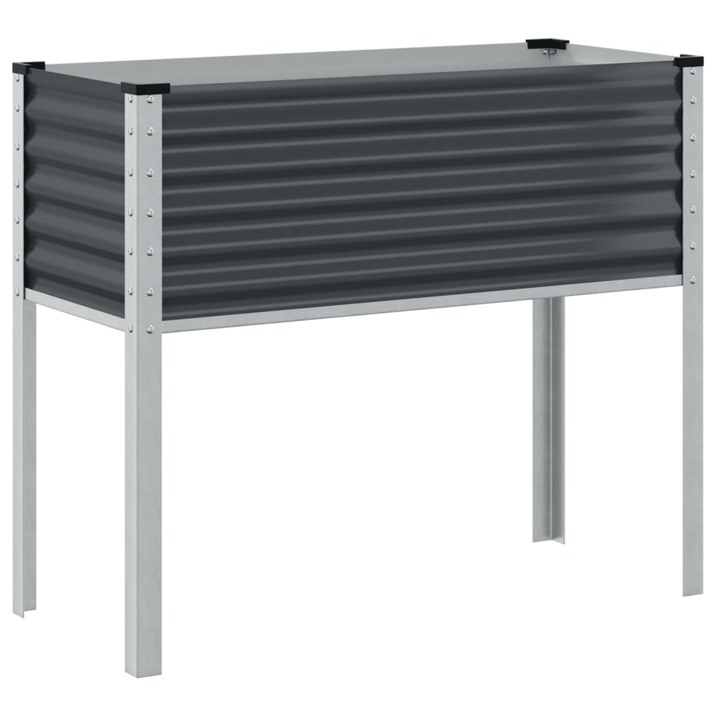 Plánovací schránka Vidaxl 100x41x90 cm Ocelový antracity -