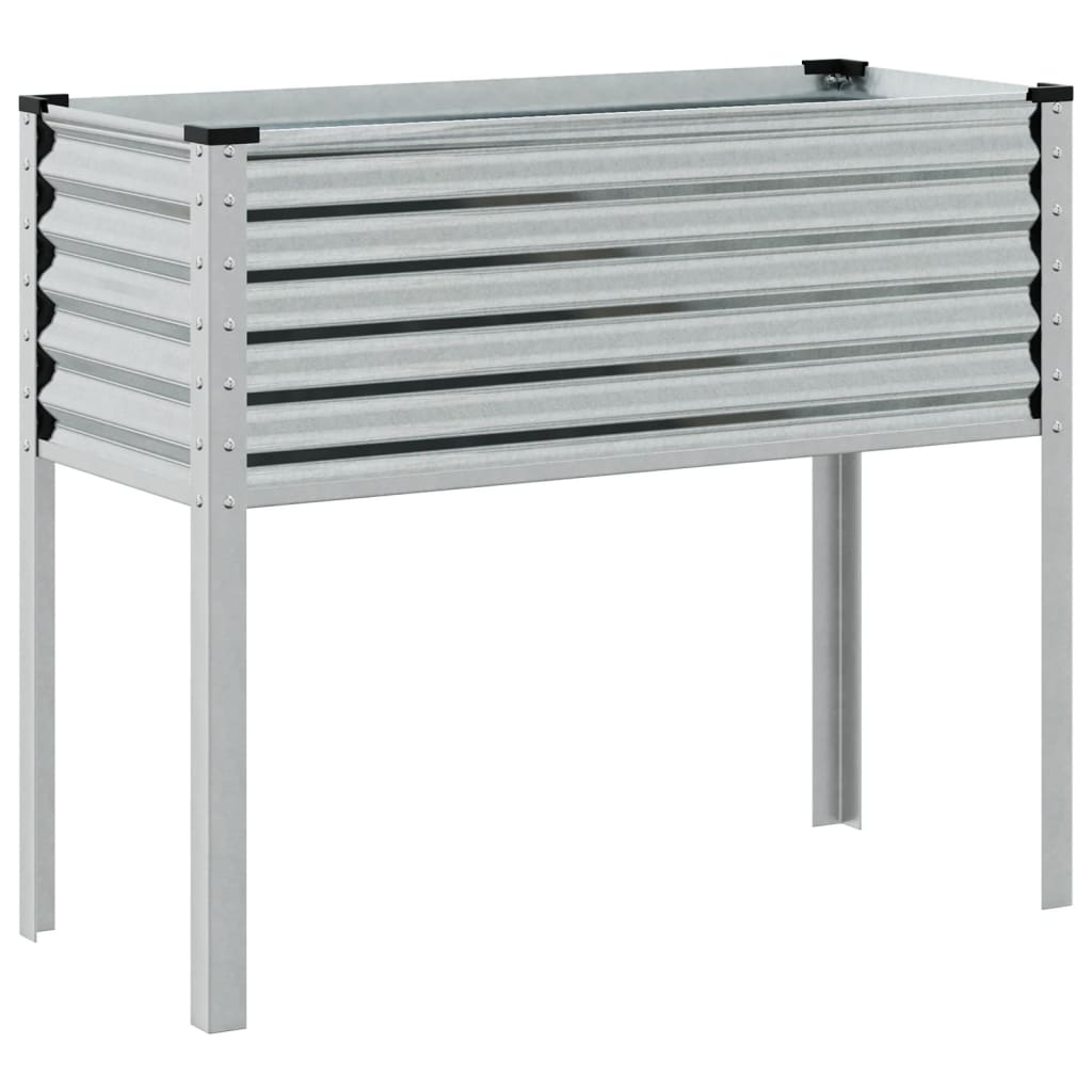 Lavice vidaxl rostlin 100x41x90 cm galvanizovaná ocel