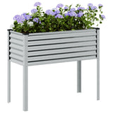 Lavice vidaxl rostlin 100x41x90 cm galvanizovaná ocel