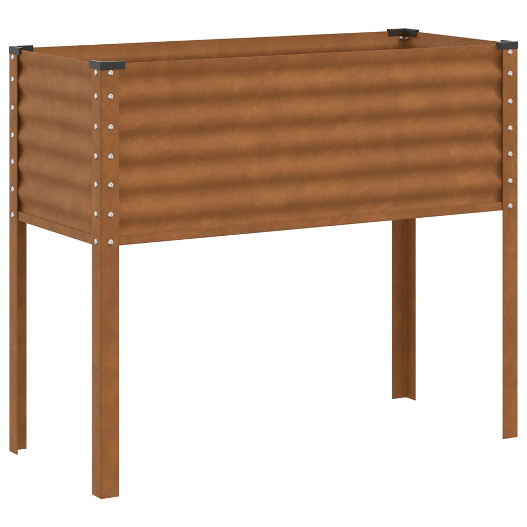 Plánovací box Vidaxl 100x41x90 cm povětrnostní ocel
