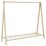 Stojan na oblečení Vidaxl s policemi 106x34x102 cm bambus