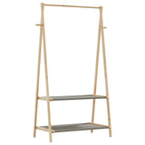 Vidaxl Kleeder Rack mat Regaler 96x45.5x150,5 cm Bambus
