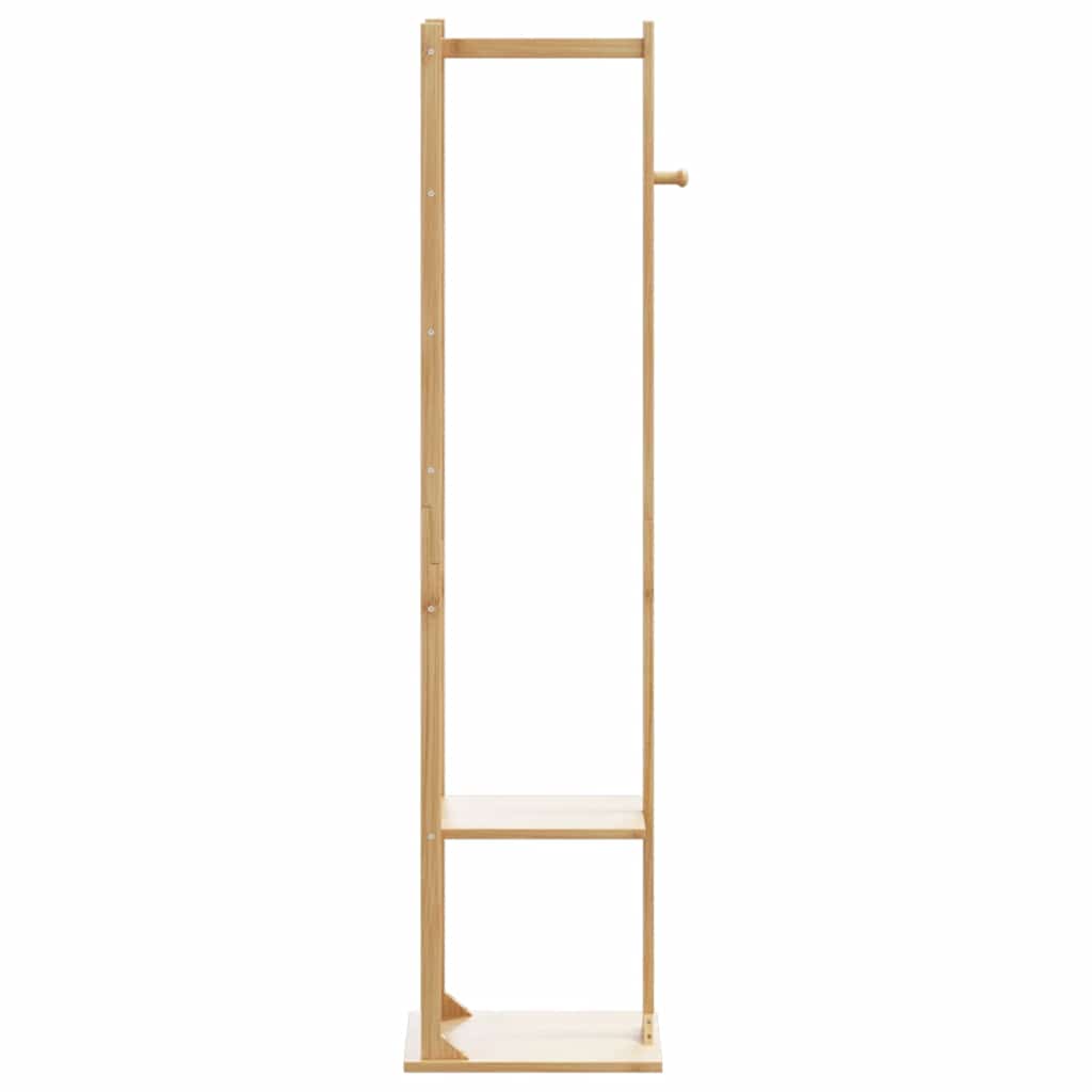 Vidaxl Mantel Rack mat Haken a Regaler 38,5x303156 cm Bamboo