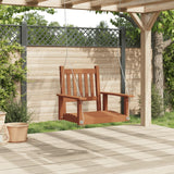 Vidaxl Garden Swing sedia con collane metalliche in pino solido marrone