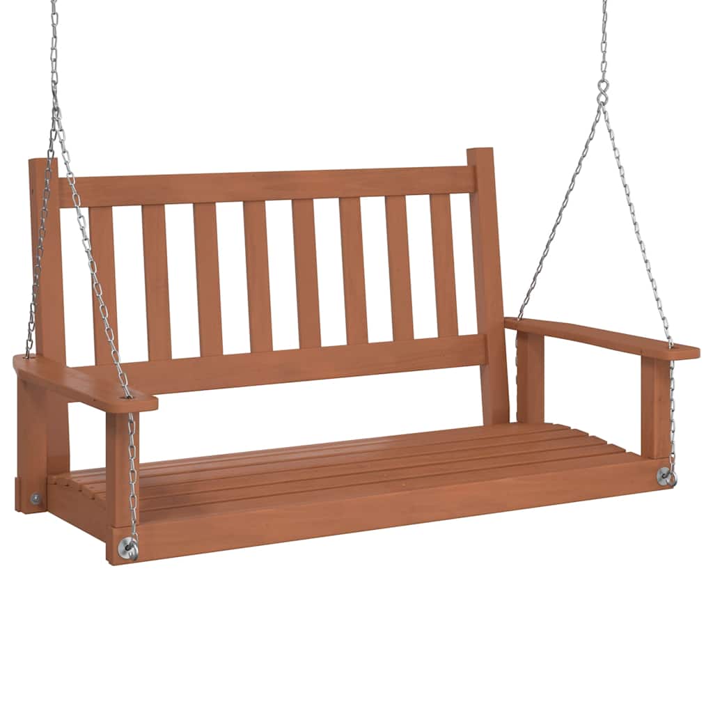 Vidaxl Garden Swing Banc avec colliers métalliques