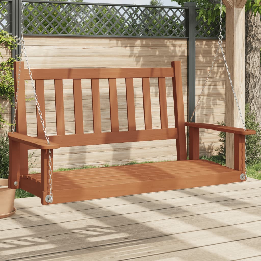 Vidaxl Garden Swing Banc avec colliers métalliques