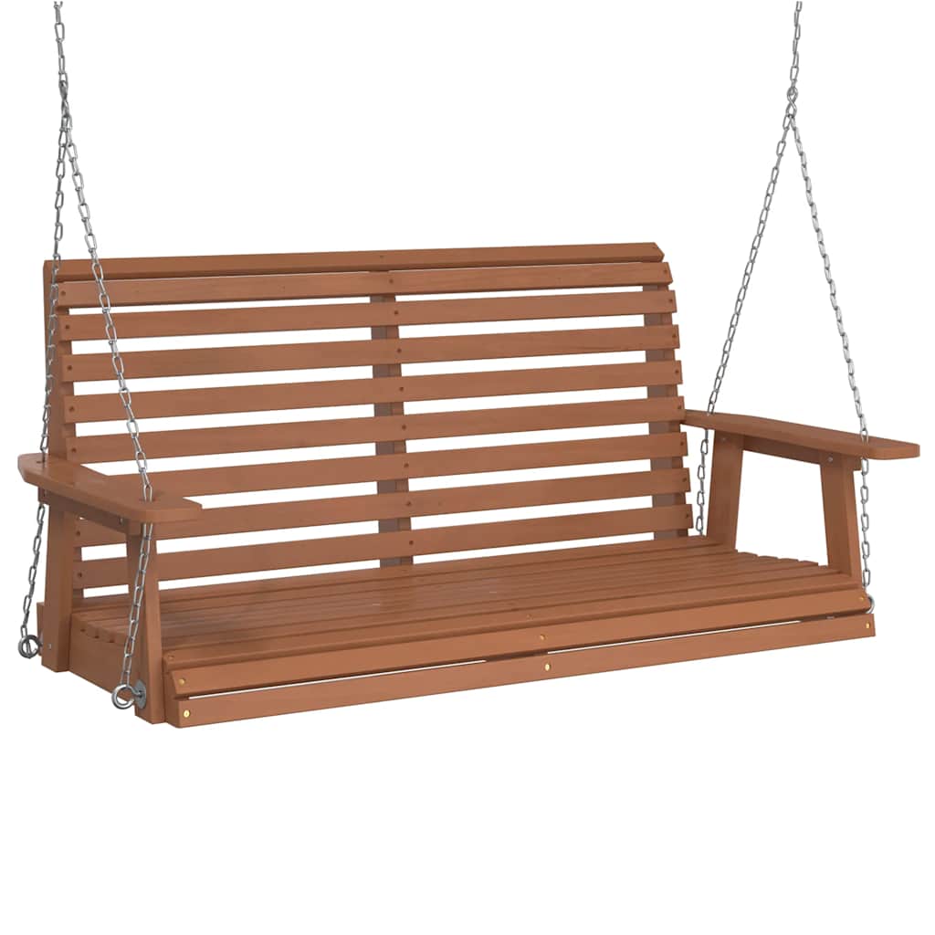 Vidaxl Garden Swing Banc avec colliers métalliques