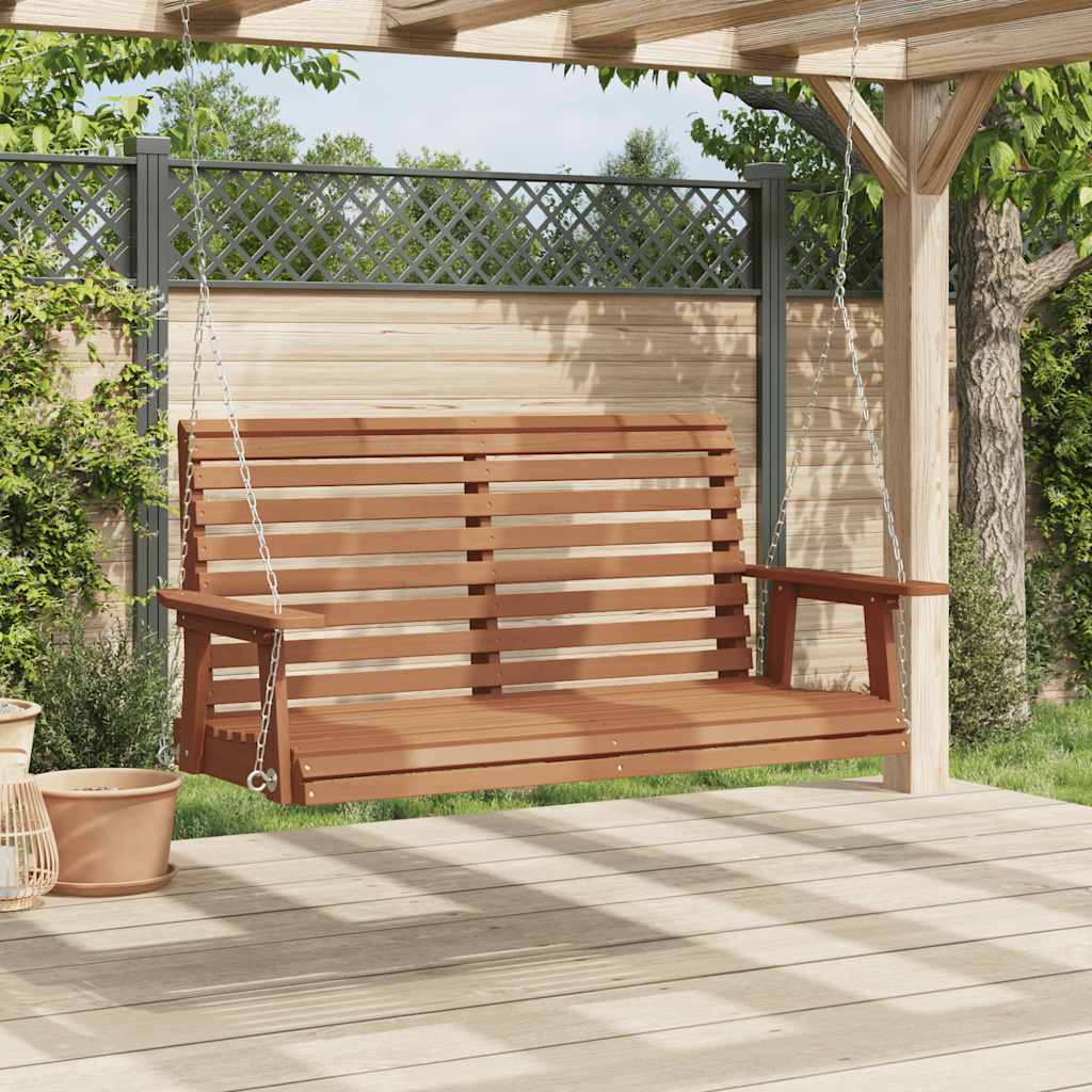 Vidaxl Garden Swing Banc avec colliers métalliques