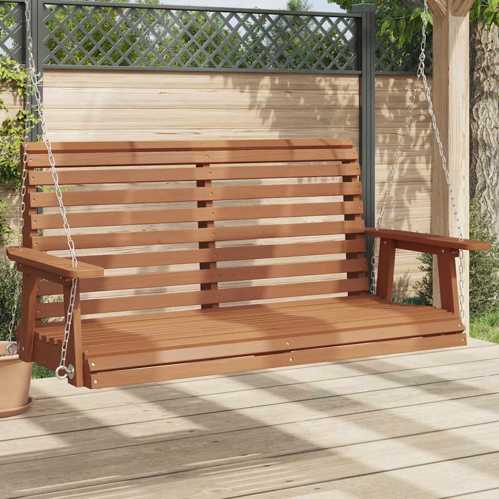 Vidaxl Garden Swing Banc avec colliers métalliques