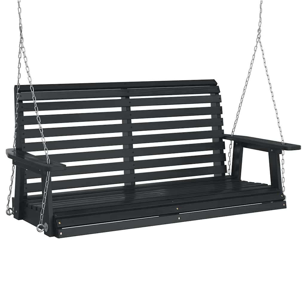 Vidaxl Garden Swing Banc avec colliers métalliques