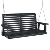 Vidaxl Garden Swing Banc avec colliers métalliques