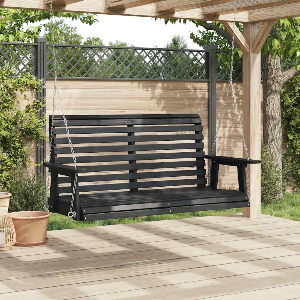 Vidaxl Garden Swing Banc avec colliers métalliques