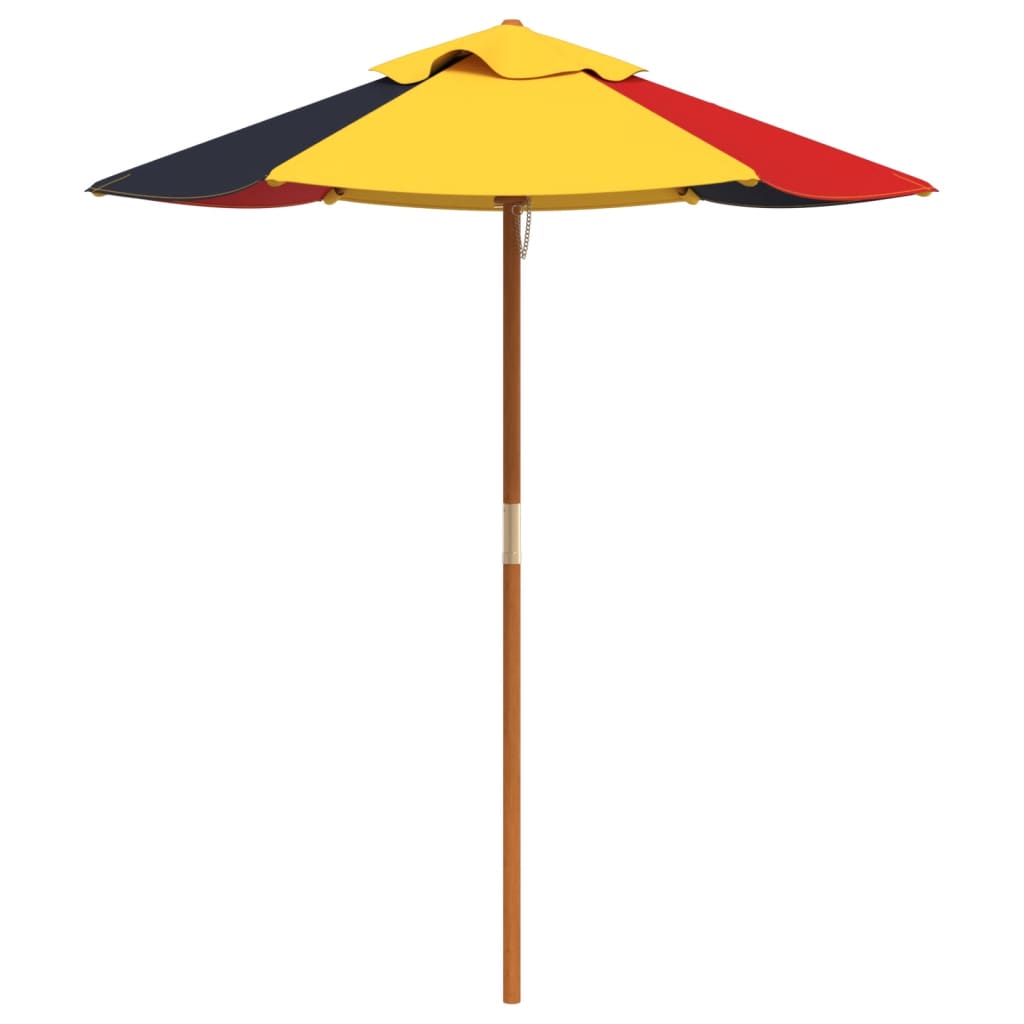 Vidaxl Parasol for children with wooden pole Ø120x140 cm