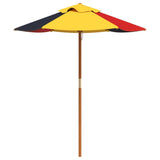 Vidaxl Parasol for children with wooden pole Ø120x140 cm
