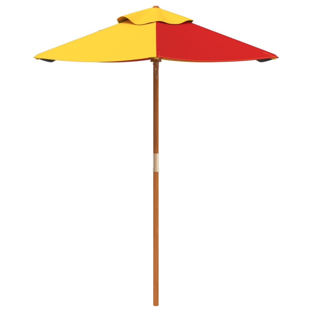 Vidaxl Parasol for children with wooden pole Ø120x140 cm