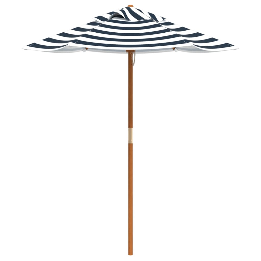 Vidaxl Parasol per bambini con palo in legno Ø120x140 cm