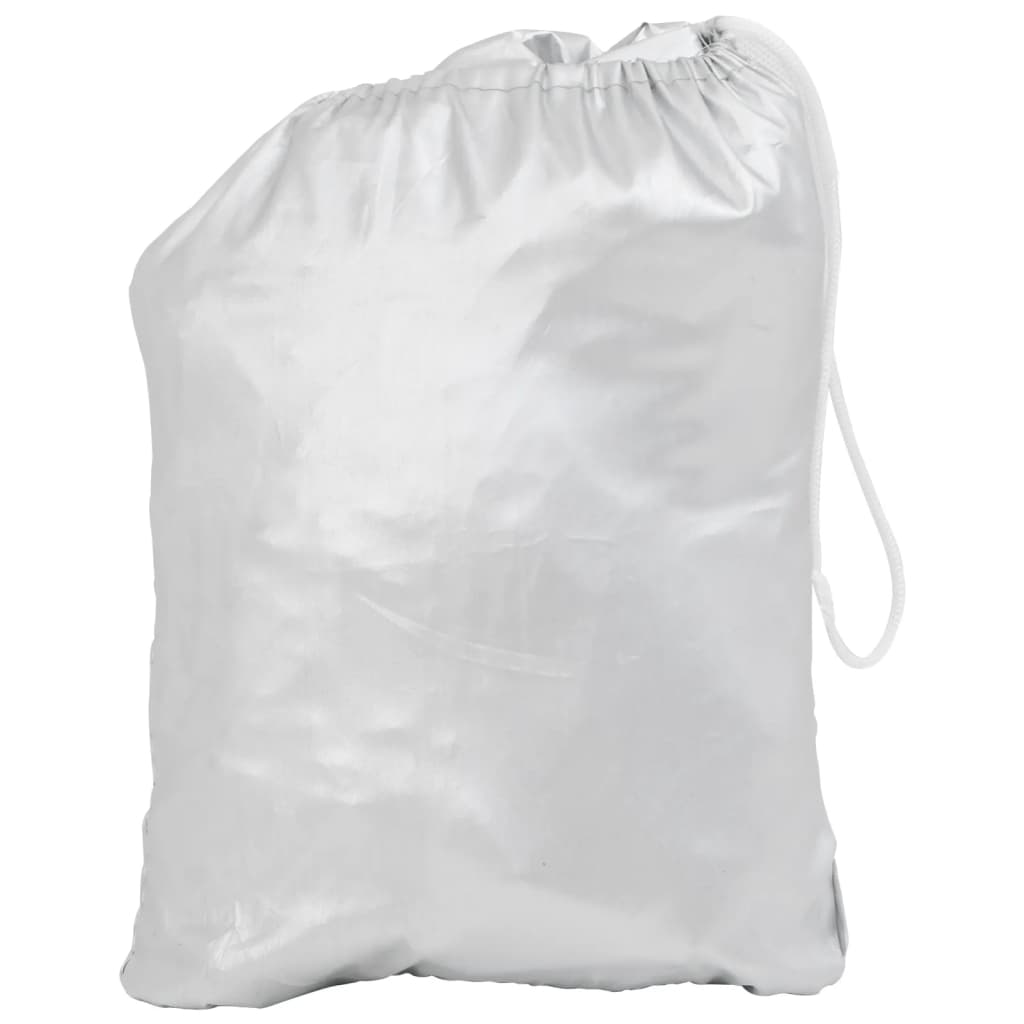 Vidaxl Autohoes Half with hooks XL silver colored