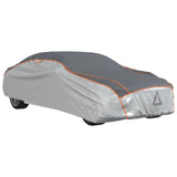Vidaxl Auto cover for sedan hail protection s silver and gray