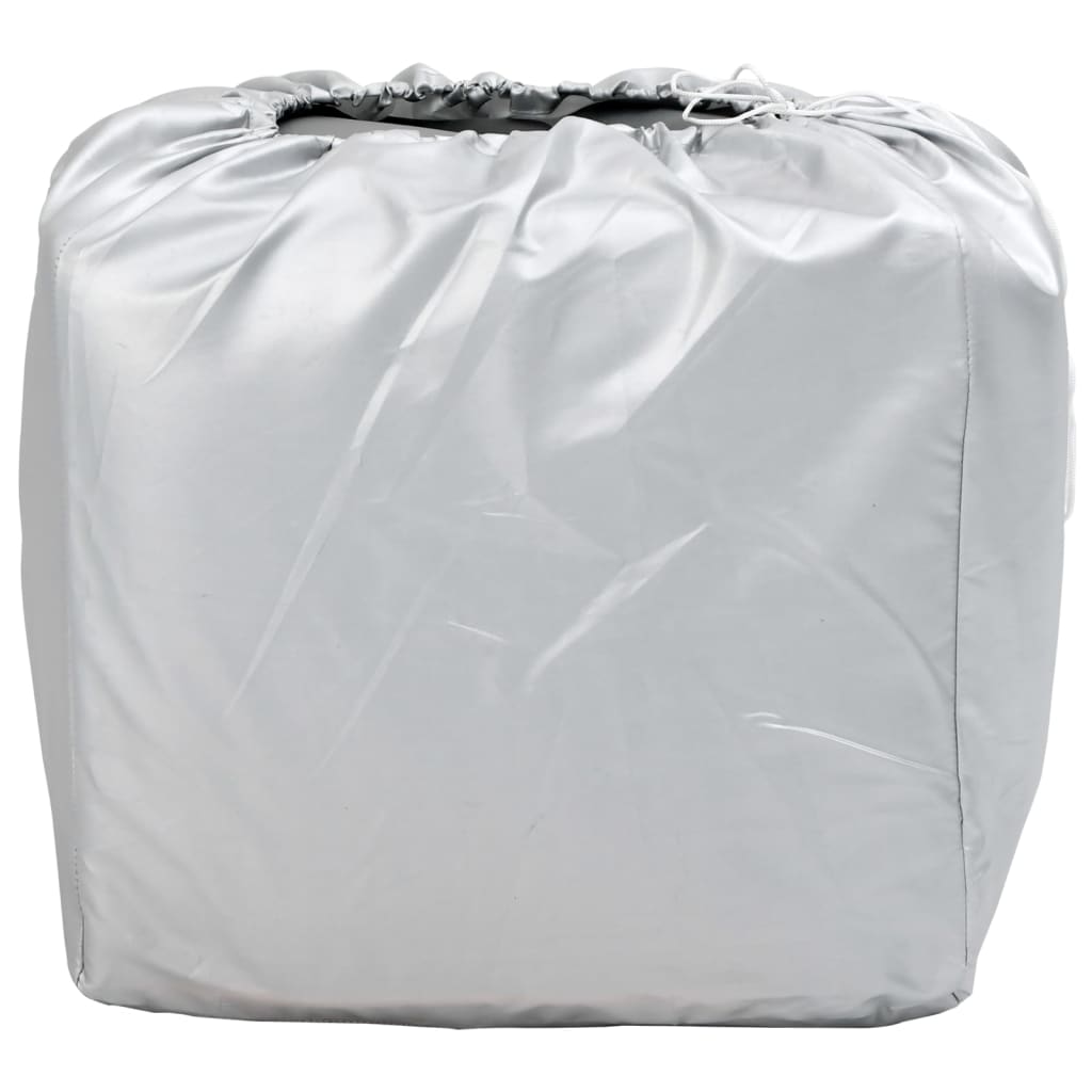 Vidaxl Auto cover for sedan hail protection s silver and gray