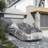 Vidaxl Auto cover for sedan hail protection l silver and gray