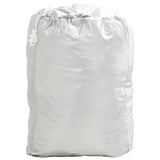 Vidaxl Autohoes Half with hooks XL PEVA Silver colored