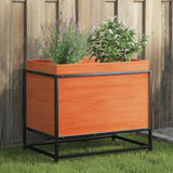 Plánovací box Vidaxl 60x40x50 cm pevná borovice promývá hnědá