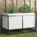 Vidaxl Planning Box 80x40x50 cm Solid fyrretræ hvid