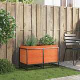 Vidaxl Planning Box 80x40x50 cm Solid fyrretræbrun