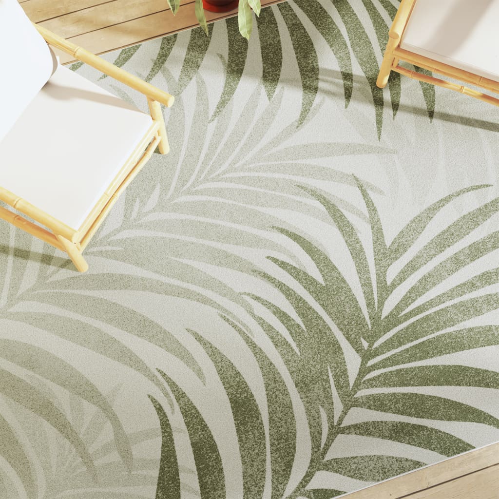 Vidaxl Rug fir bannen baussenzege Low -pole 190x300 cm Multi -Colored