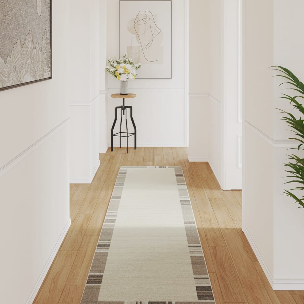 Vidaxl Rug fir bannen baussenzege Low -pole 80x300 cm Multi -Colored
