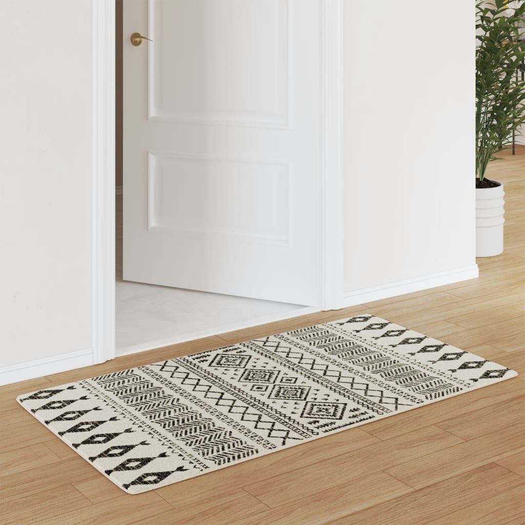 Vidaxl Rug fir bannen baussent niddereg -pole 80x150 cm Multi -Colored