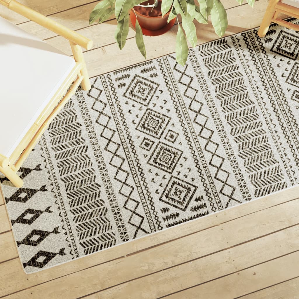 Vidaxl Rug fir bannen baussenzege Low -pole 80x300 cm Multi -Colored